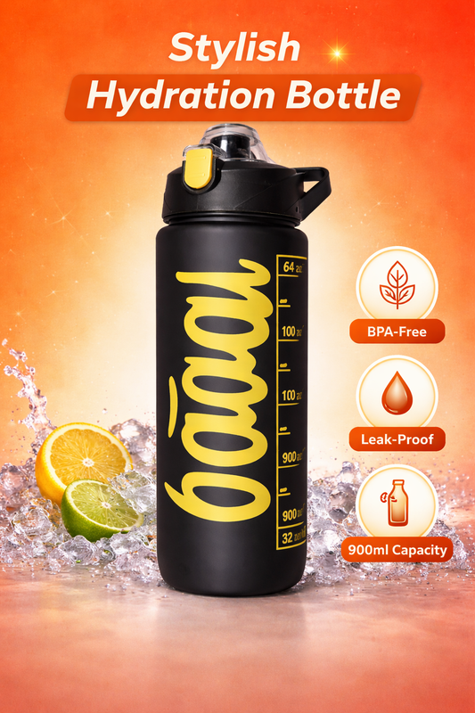 Motivational Water Bottle 1L (Leak Proof | Time Marker)